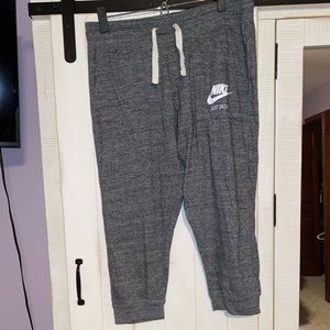 Nike grey Capri sweatpants